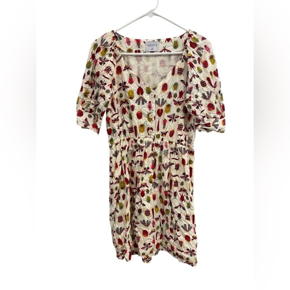 Compania Fantastica Bug Insect Dress Small V Neck Science Teacher - Picture 3 of 10